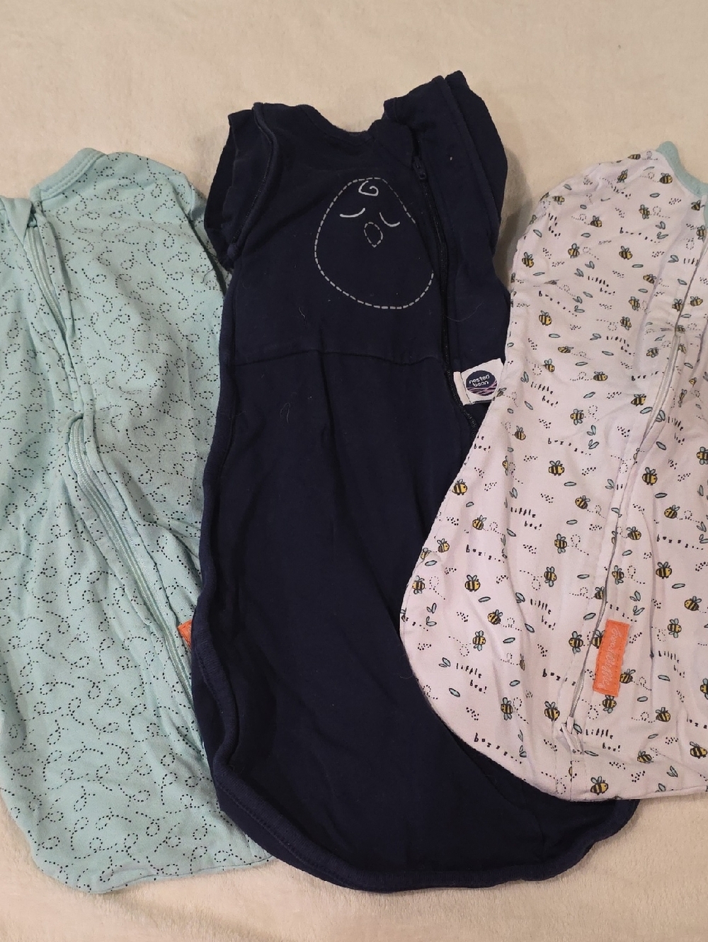 Newborn Sleep Sacks X3